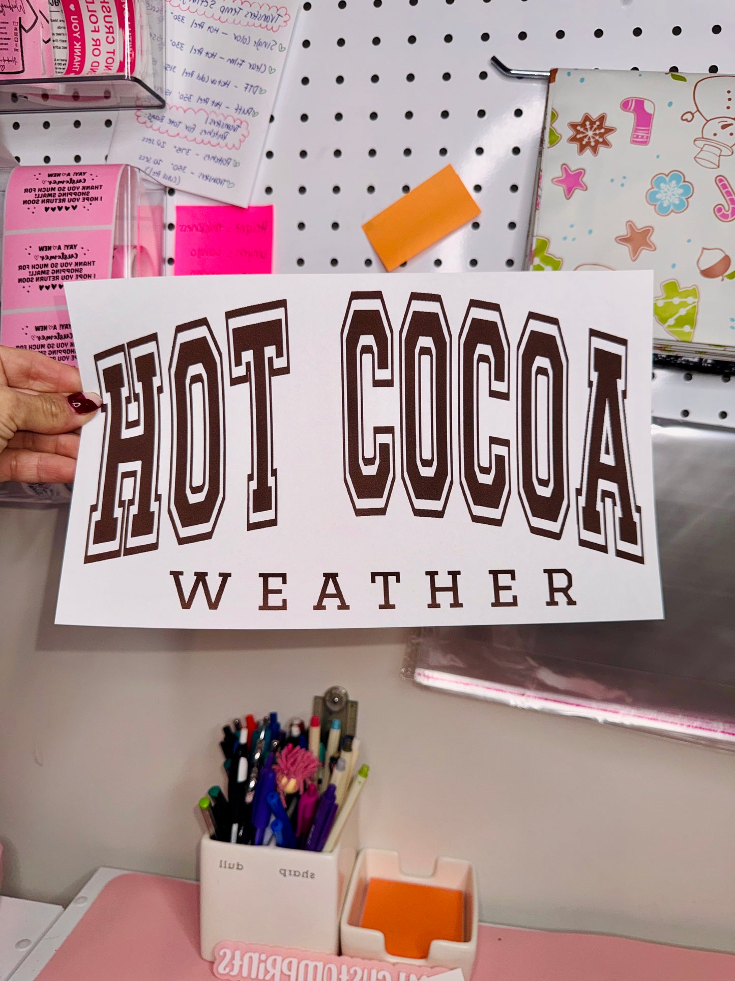 Hot Cocoa Weather - Single Color (Brown)