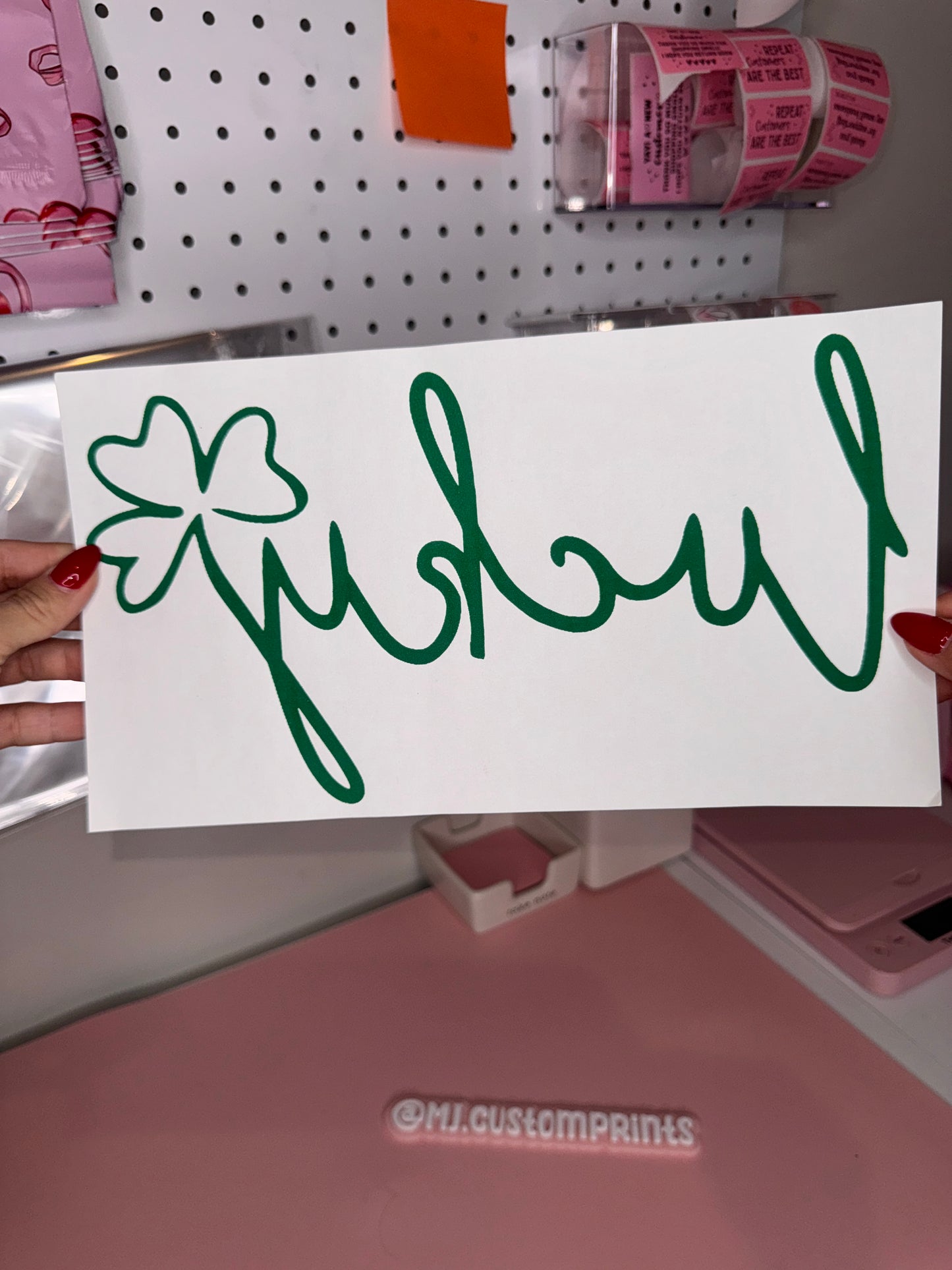 Lucky Puff Print