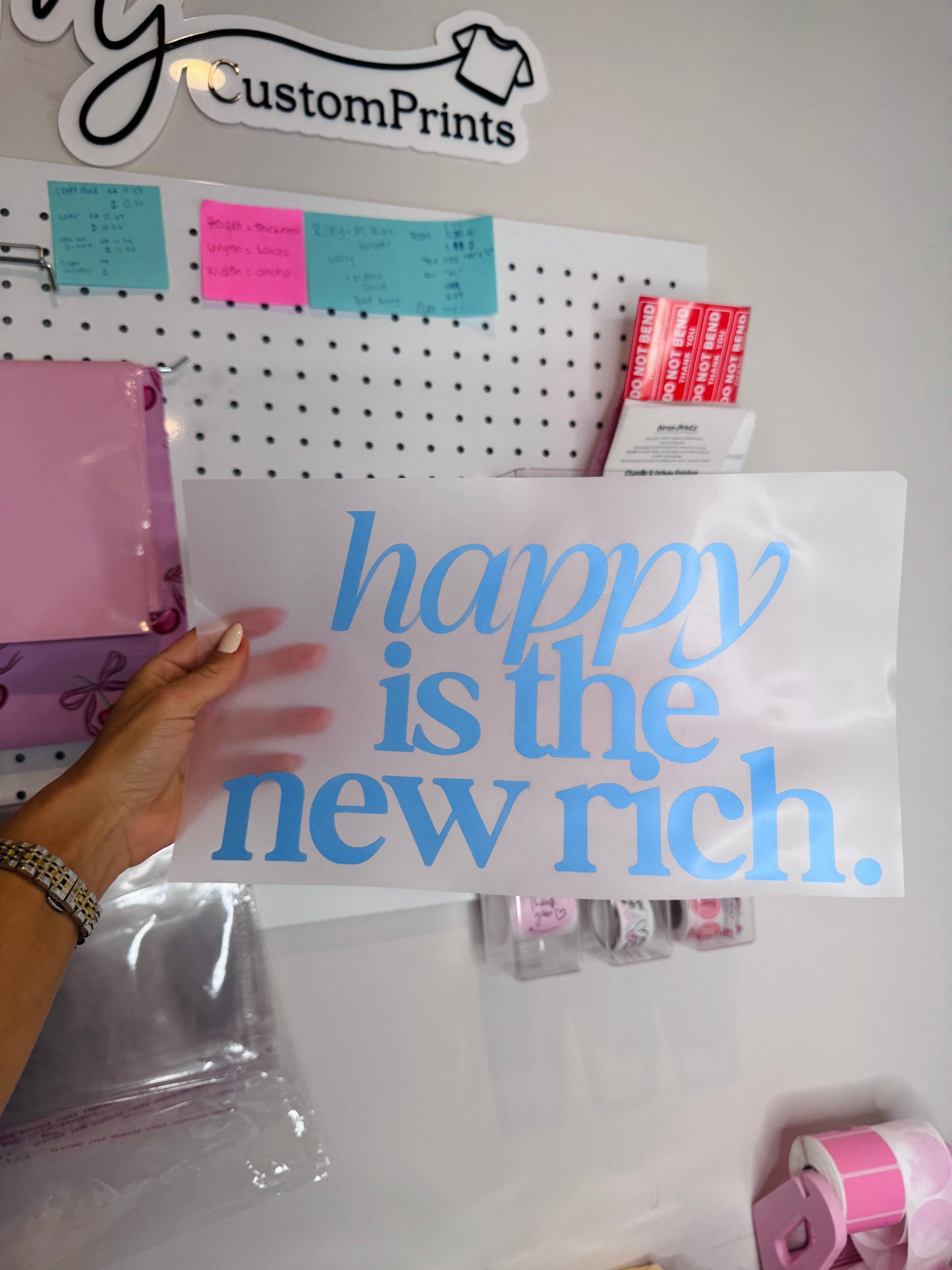 Happy is The New Rich - DTF