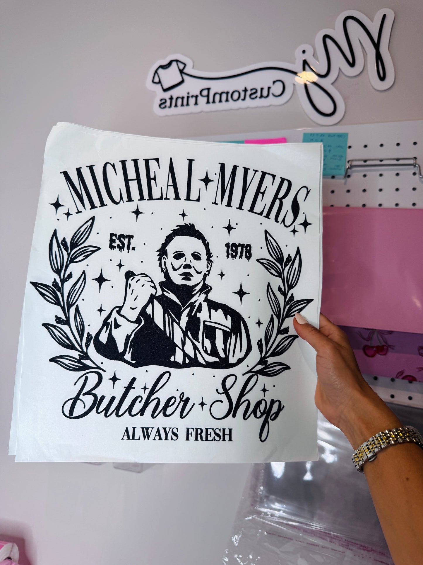 Michael Myers Butcher Shop - Single Color
