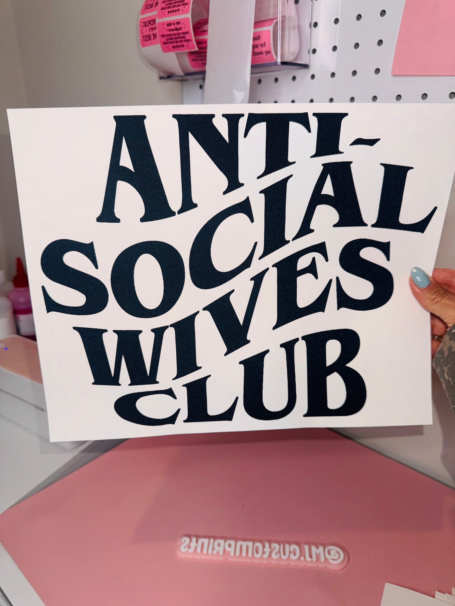 Puff Anti Social Wives Club
