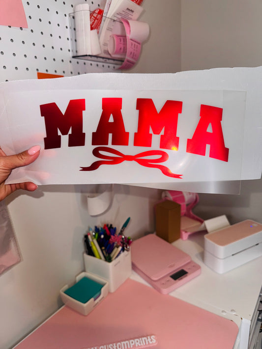 Mama Metallic Puff Vinyl