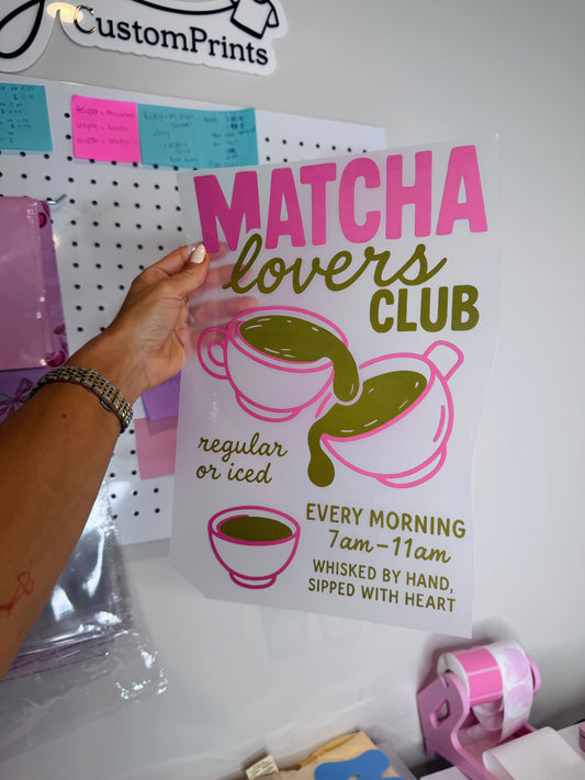 Matcha Lovers Club - Full Color