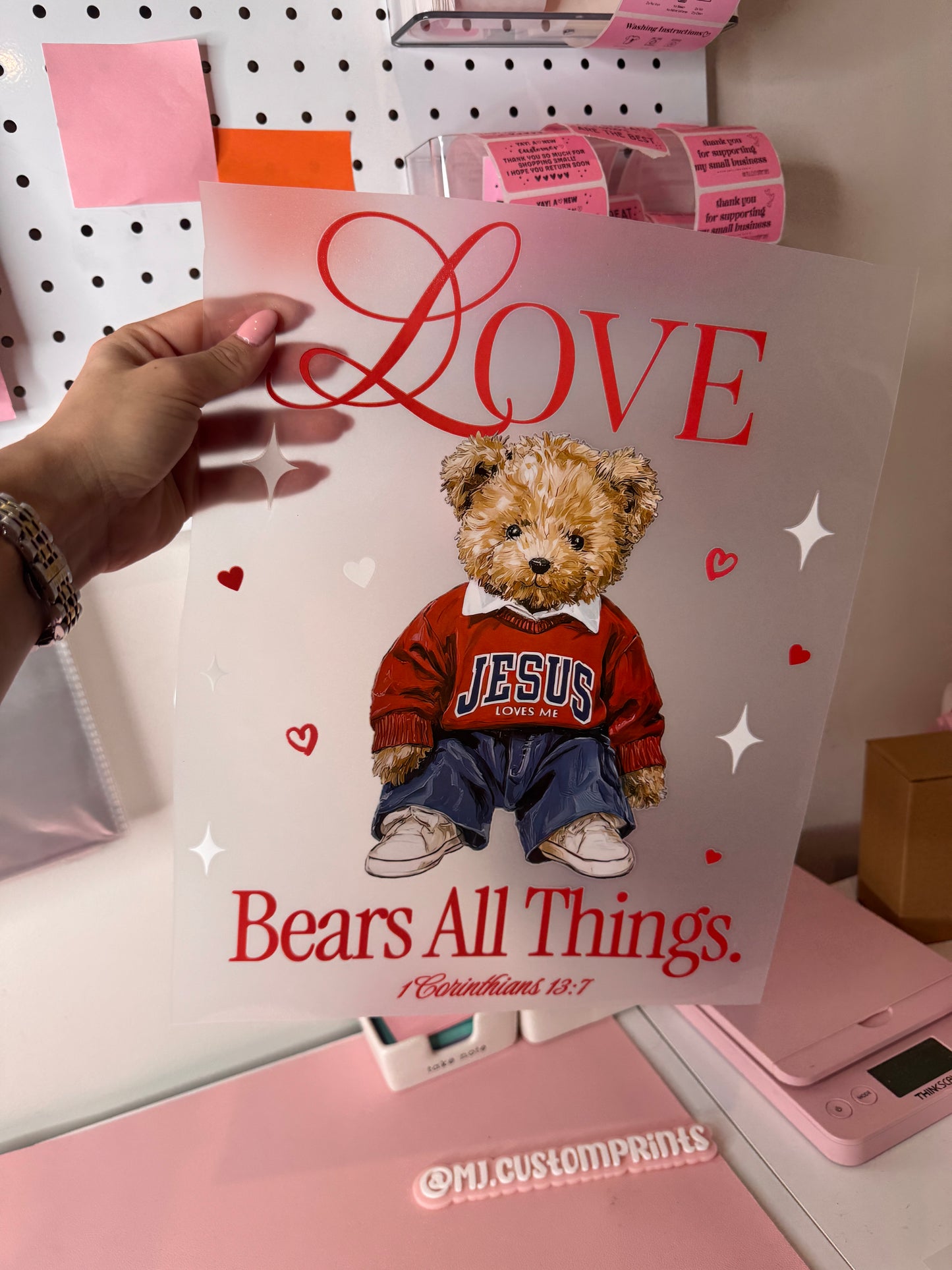 Love Bears All Things - Clear Film