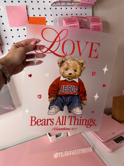 Love Bears All Things - Clear Film