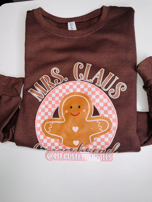Mrs. Claus Brown Crewneck Size L