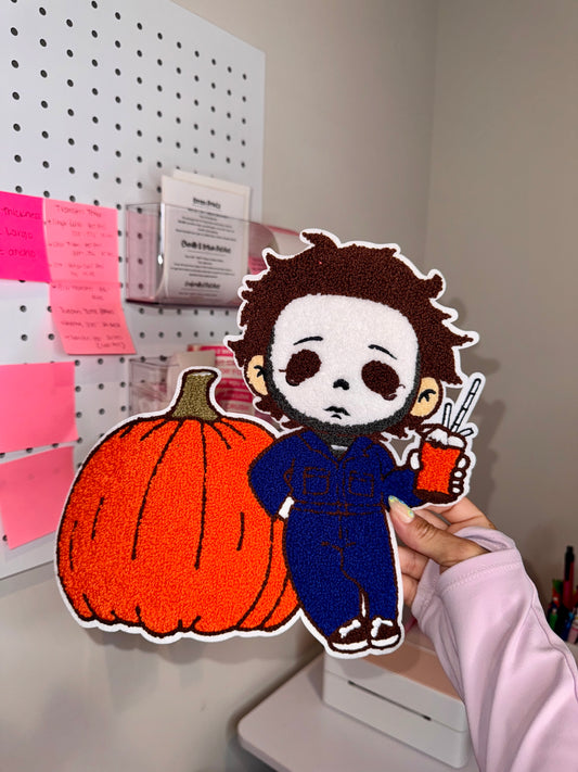 M.M. Pumpkin Coffee - Embroidered Patch
