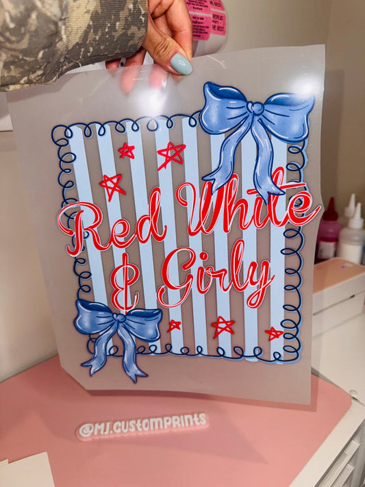 Red & White Girly - Full Color