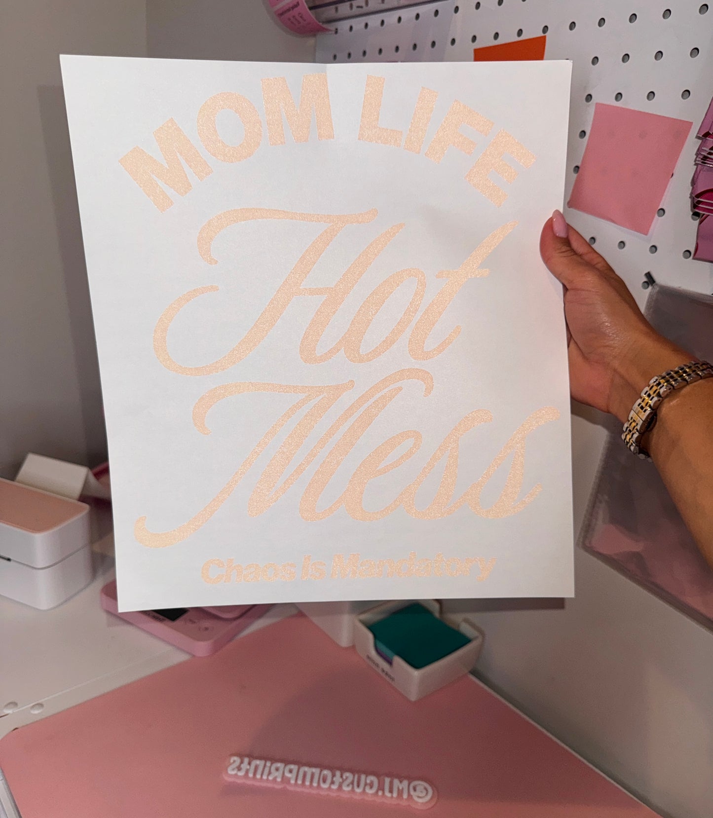 Mom Life Hot Mess - Single Color