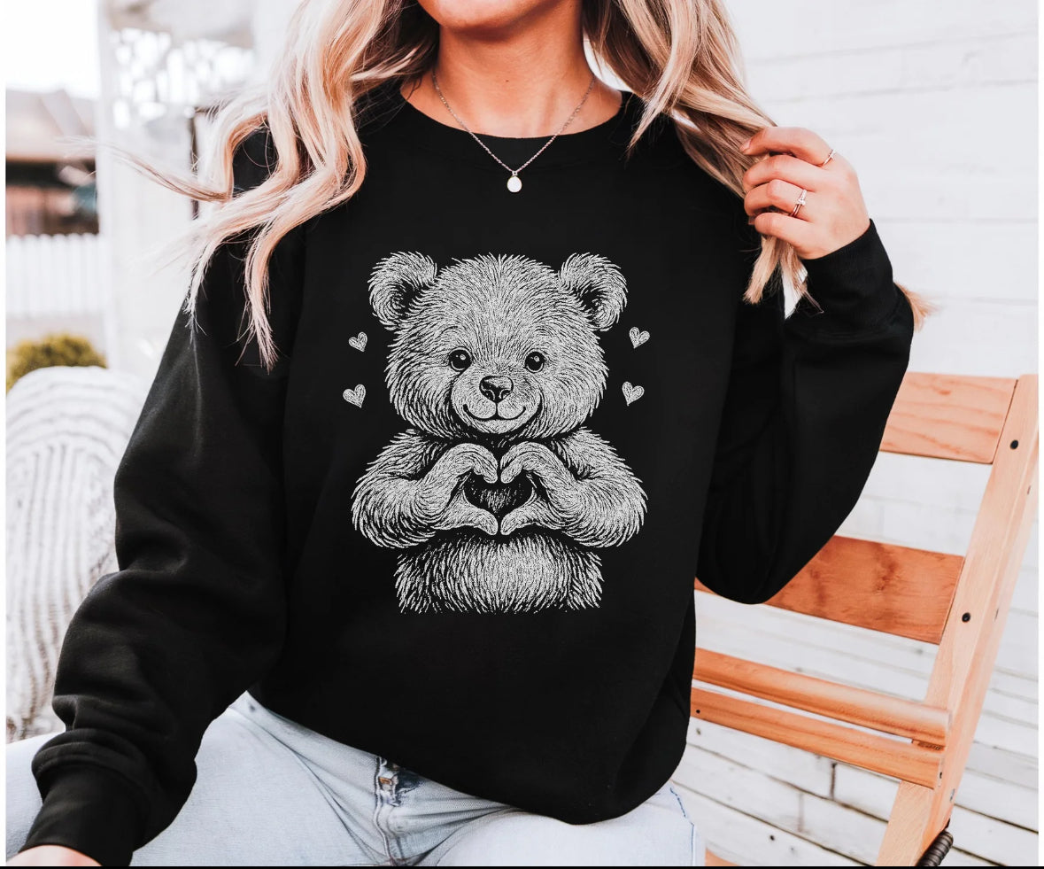 Hearts Bear - Clear Film