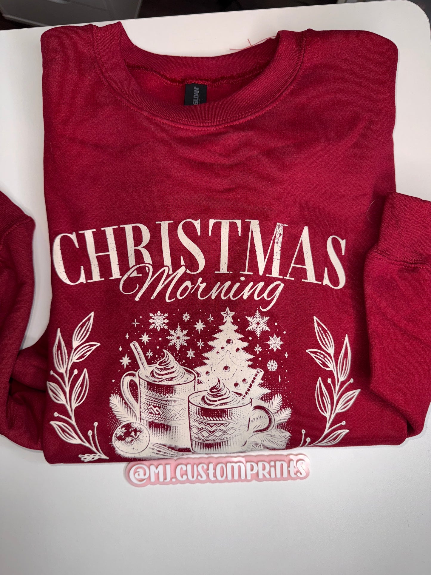 Christmas Morning Social Club Crewneck Size L