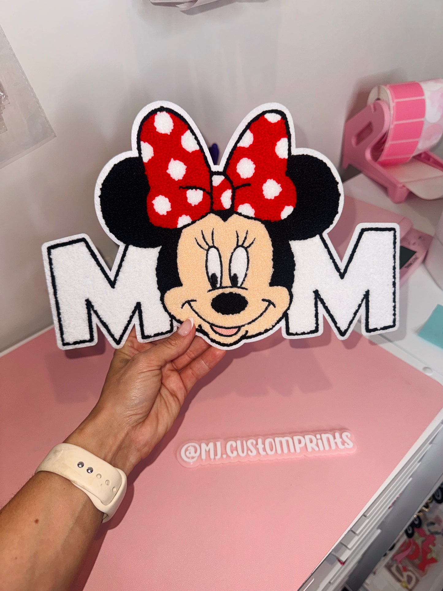 Mouse Mom - Embroidered Patch