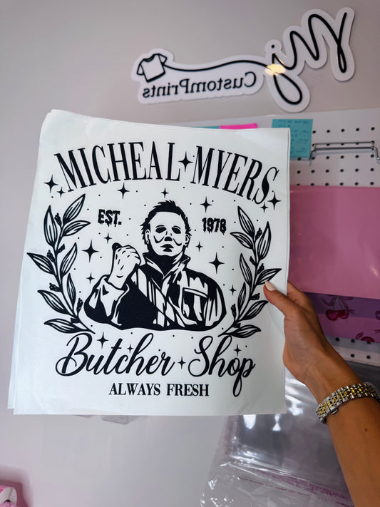 Michael Myers Butcher Shop - Single Color