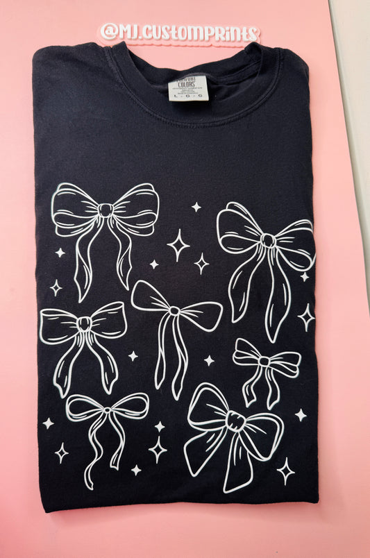 Coquette Bows T-shirt  (SIZE LARGE)