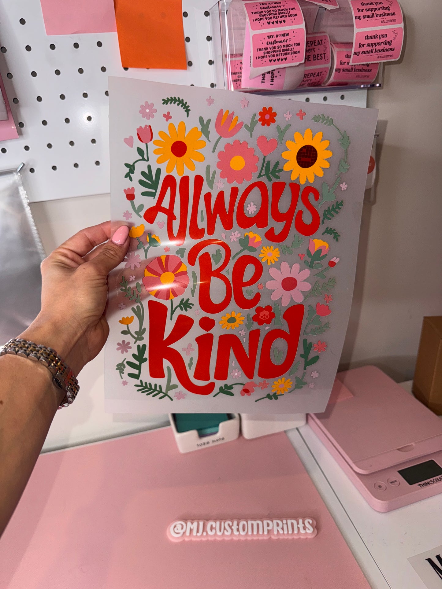 Always Be Kind - Clear Film