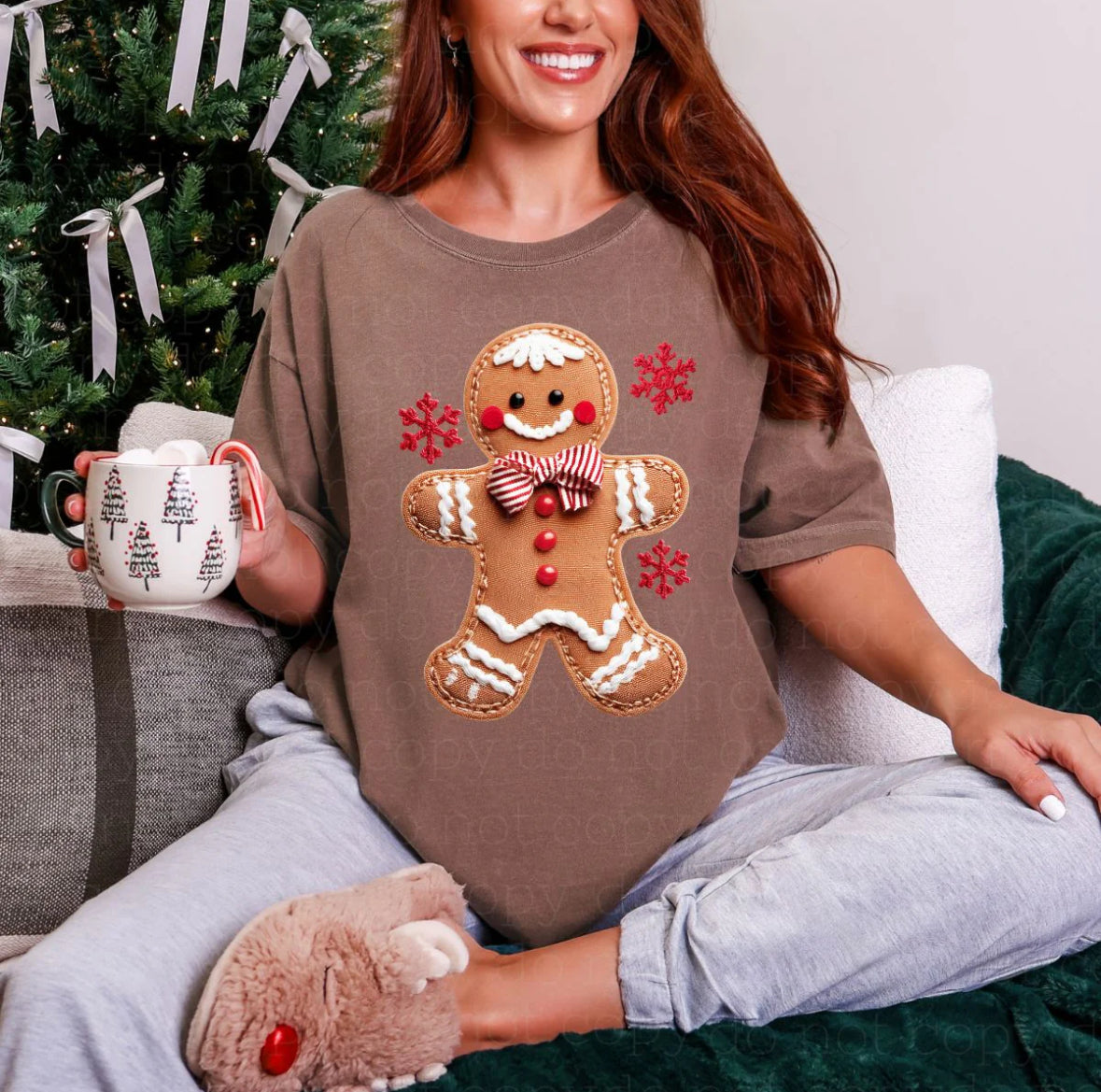 Coquette GingerCookie Faux Yarn - DTF 11”