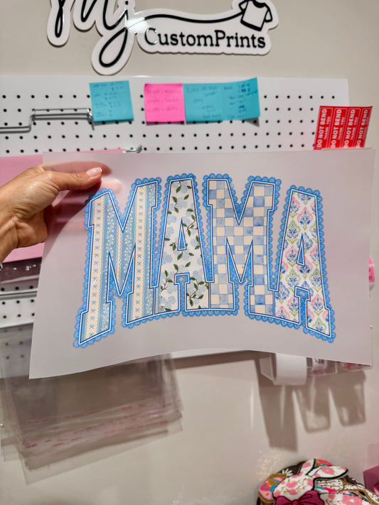 Blue Mama Lace