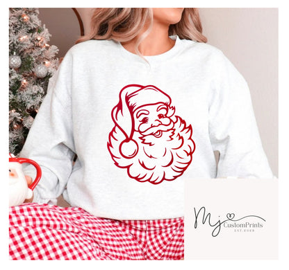 Red Santa Claus - Single Color