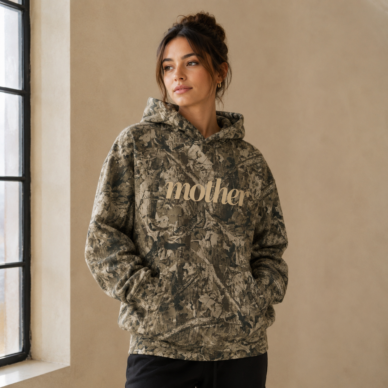 Mother Puff Camo Hoodie