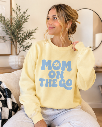 Mom on The Go Puff Crewneck * EXCLUSIVE DESIGN*